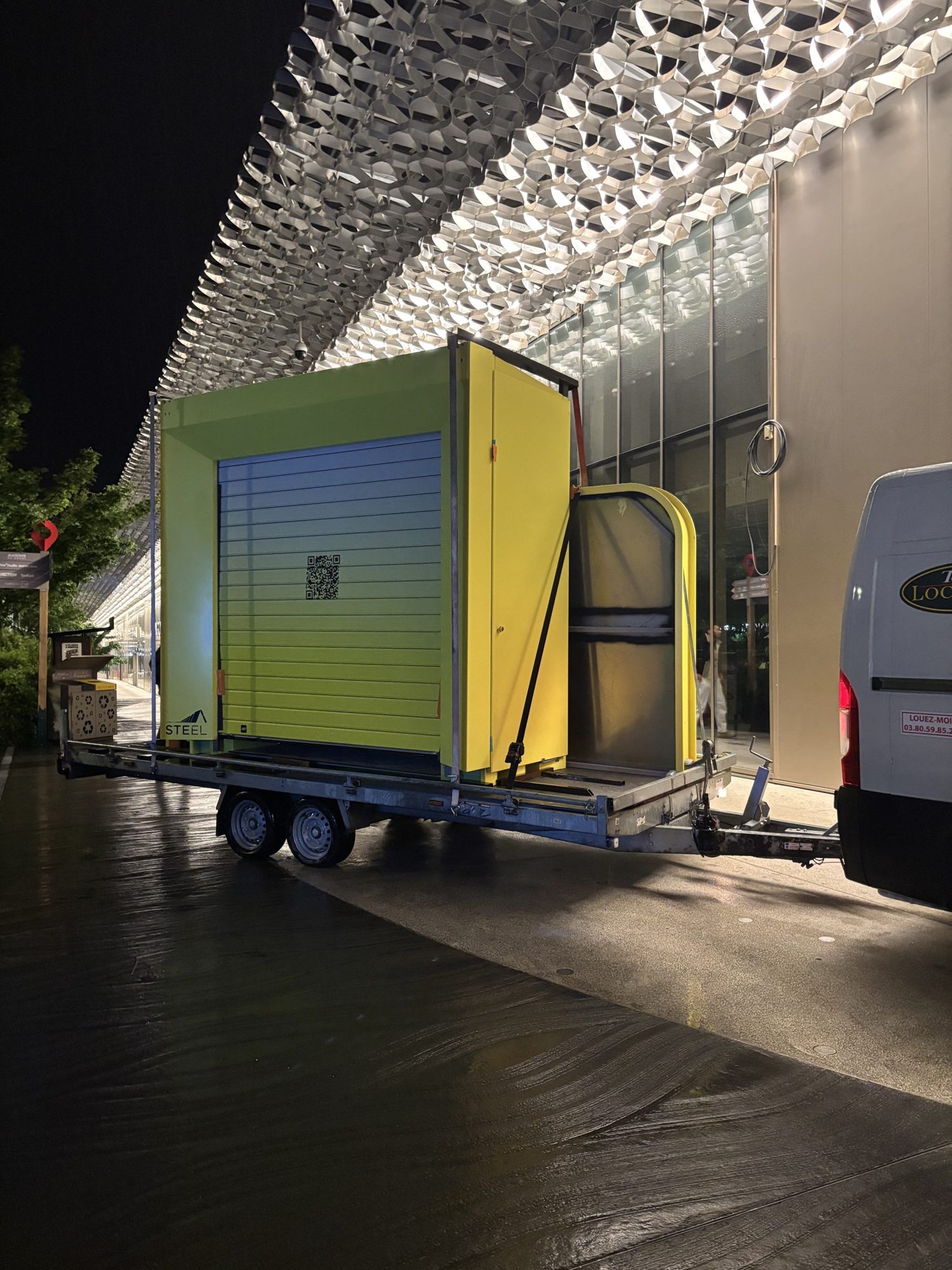 Kiosque Steel pour Apsys à Saint-Étienne