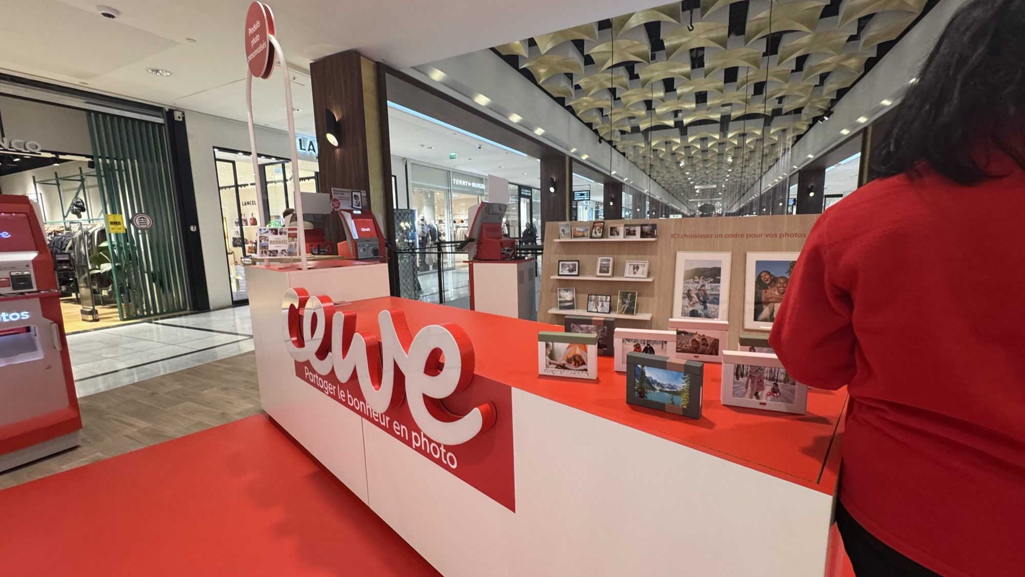 Pop-up Cewe en centre commercial, projet Share Client