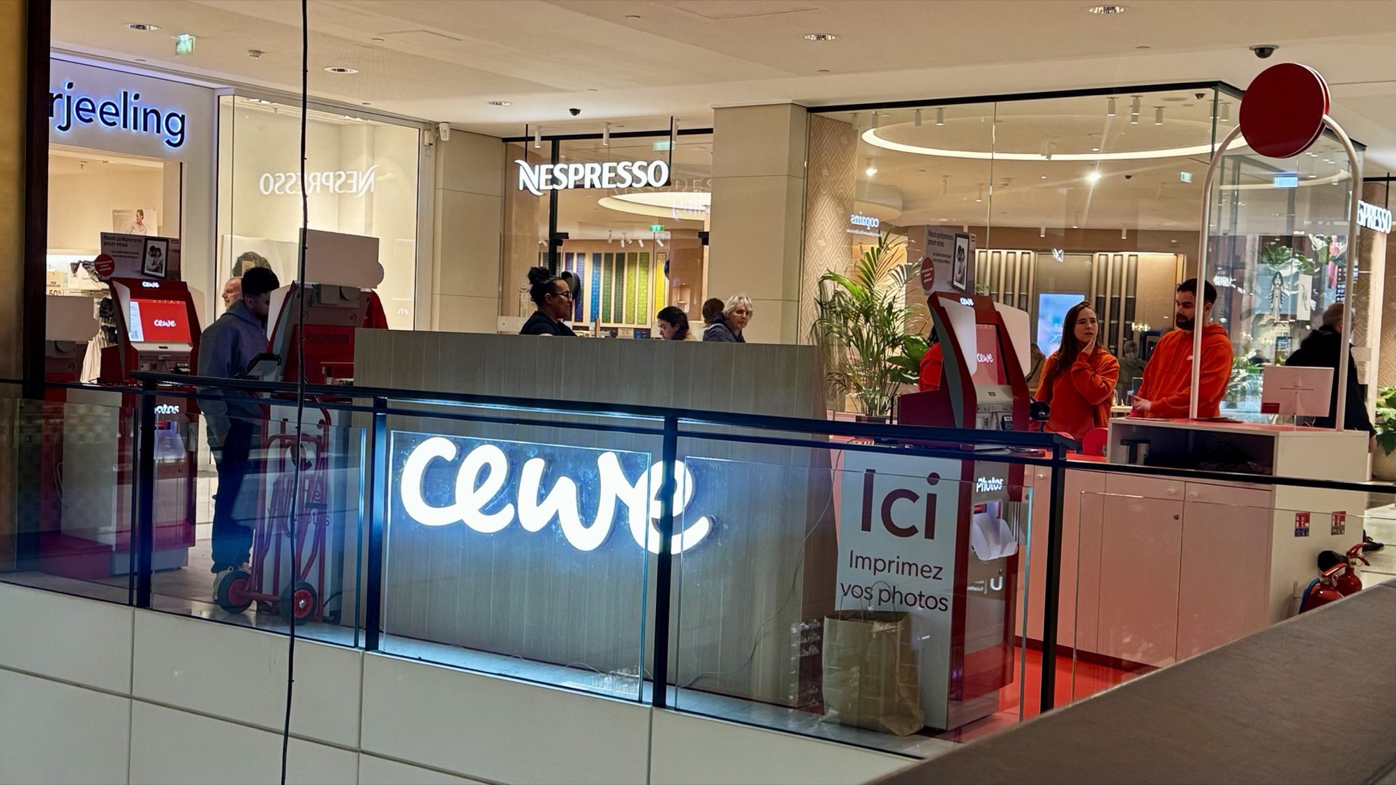 Pop-up Cewe en centre commercial, projet Share Client