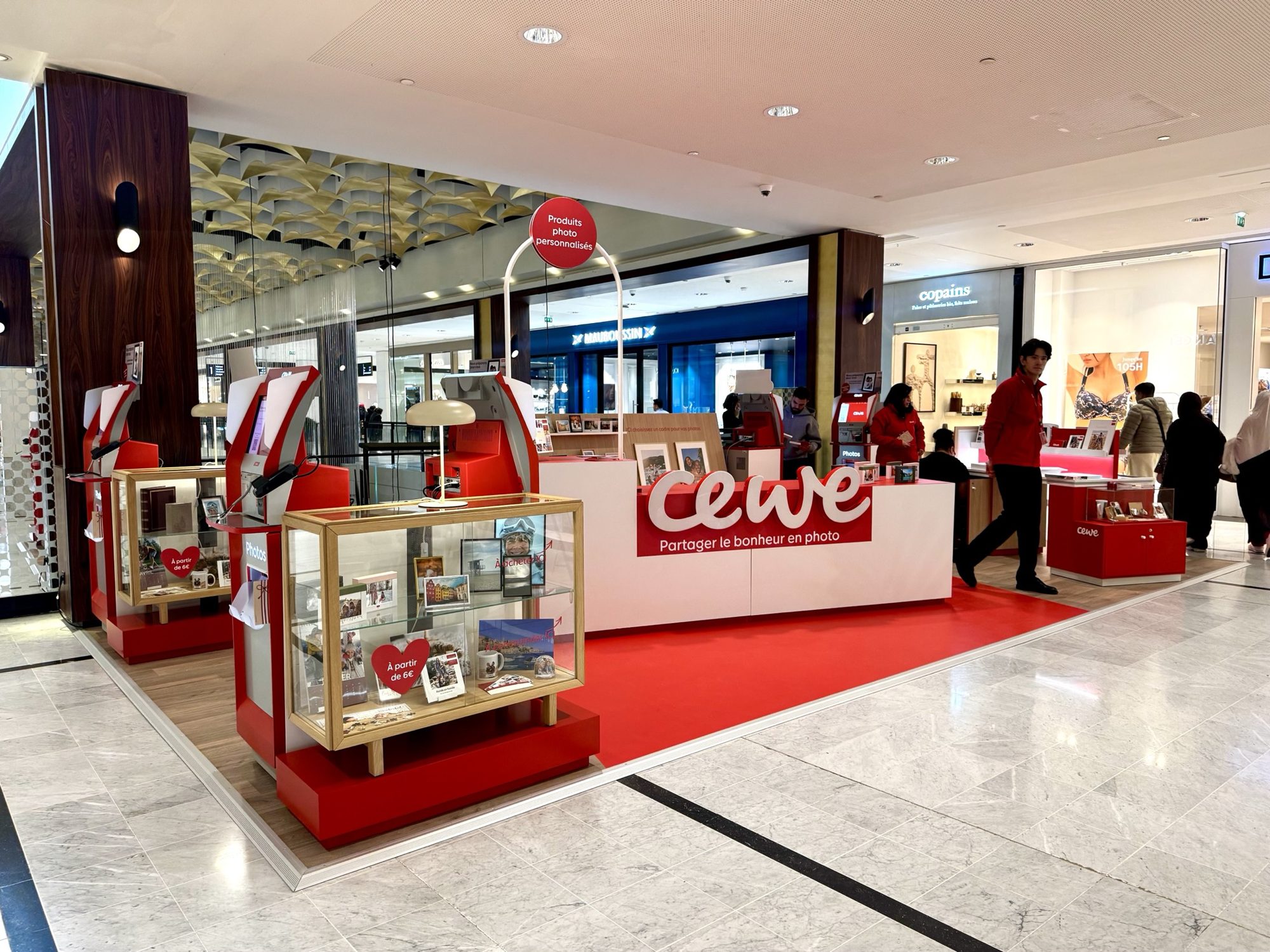 Pop-up Cewe en centre commercial, projet Share Client