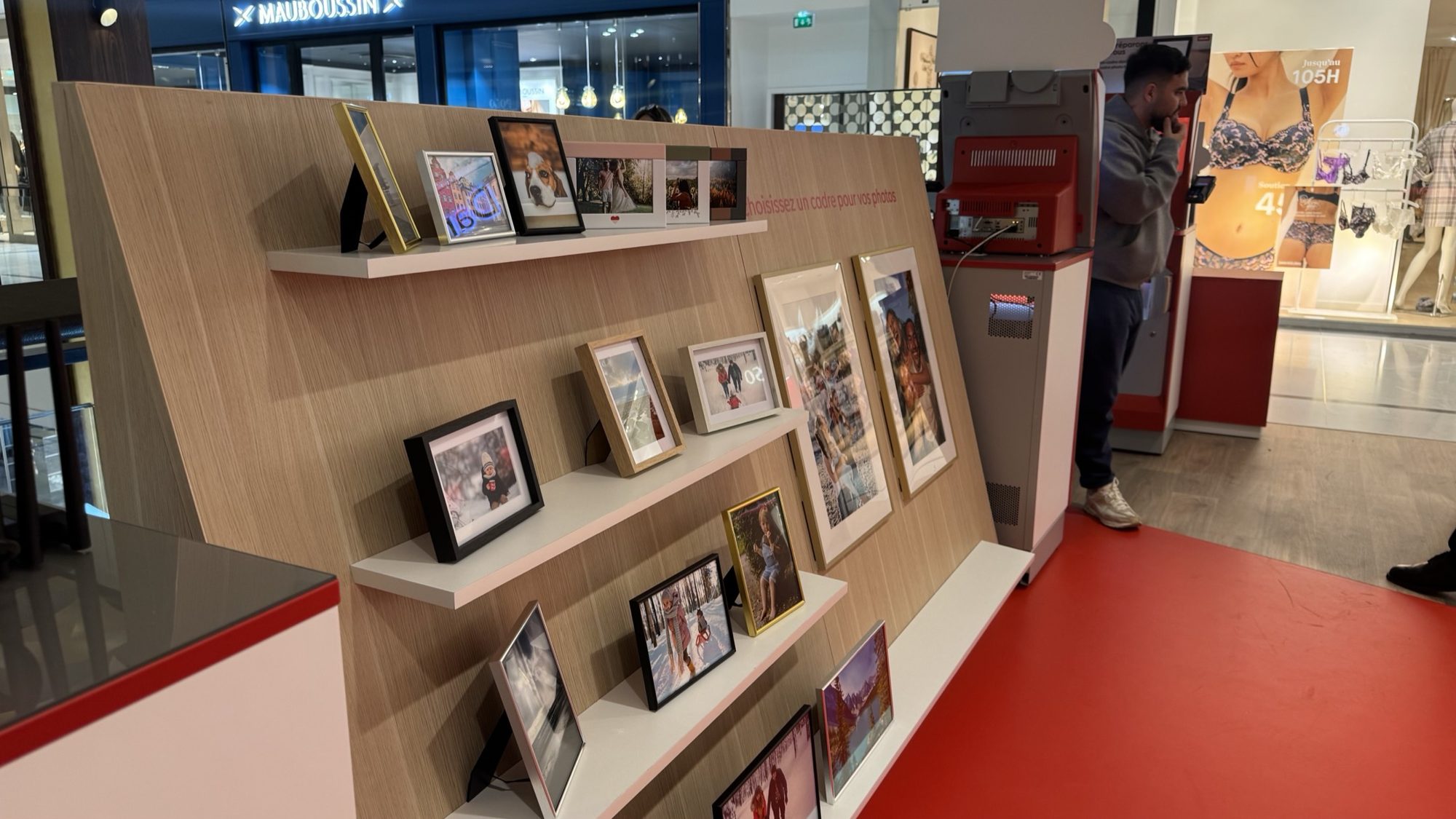 Pop-up Cewe en centre commercial, projet Share Client