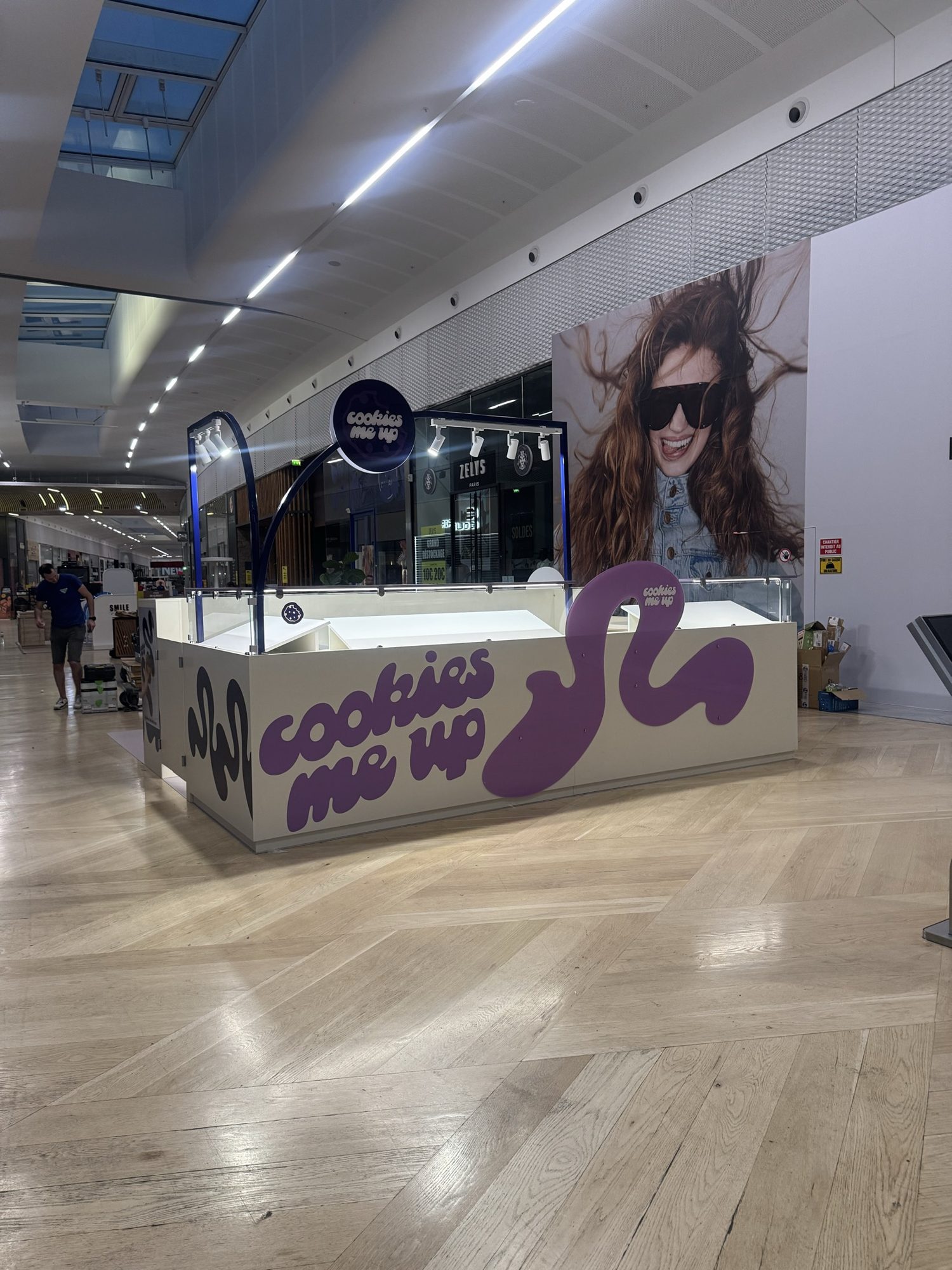 Cookies Me Up, kiosque en centre commercial