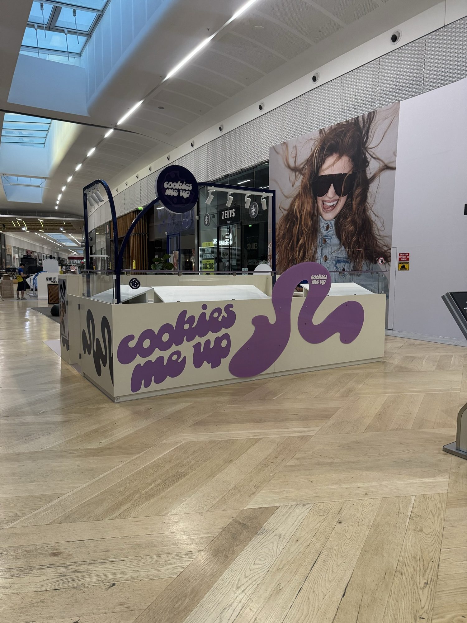 Cookies Me Up, kiosque en centre commercial