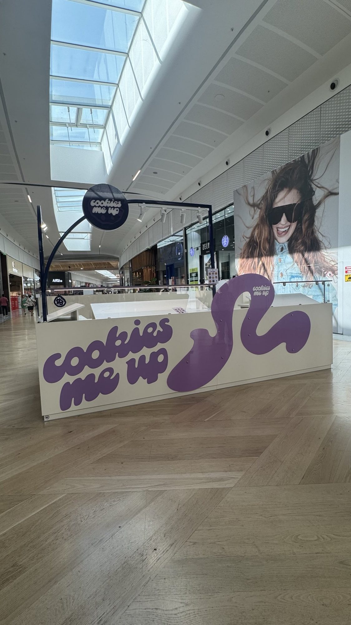 Cookies Me Up, kiosque en centre commercial
