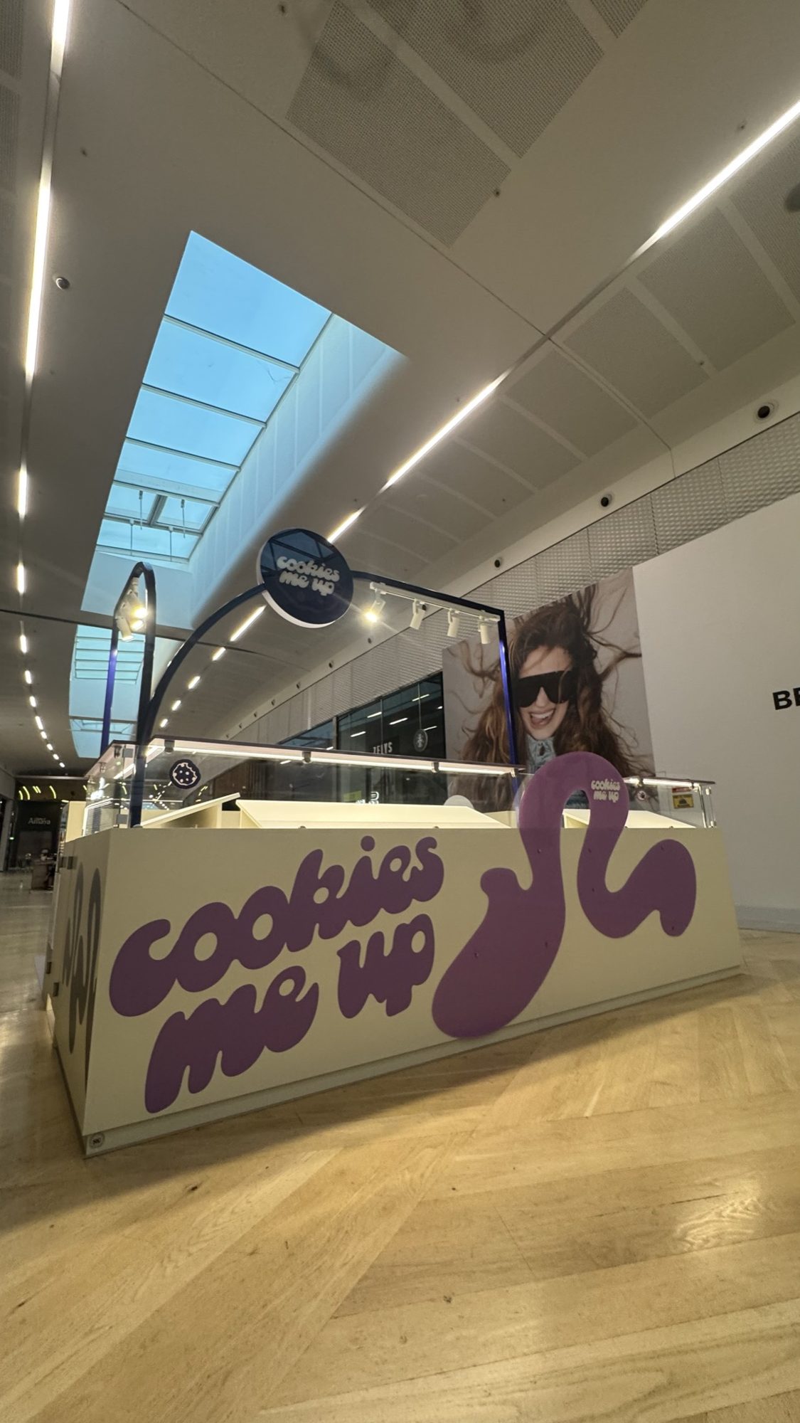 Cookies Me Up, kiosque en centre commercial