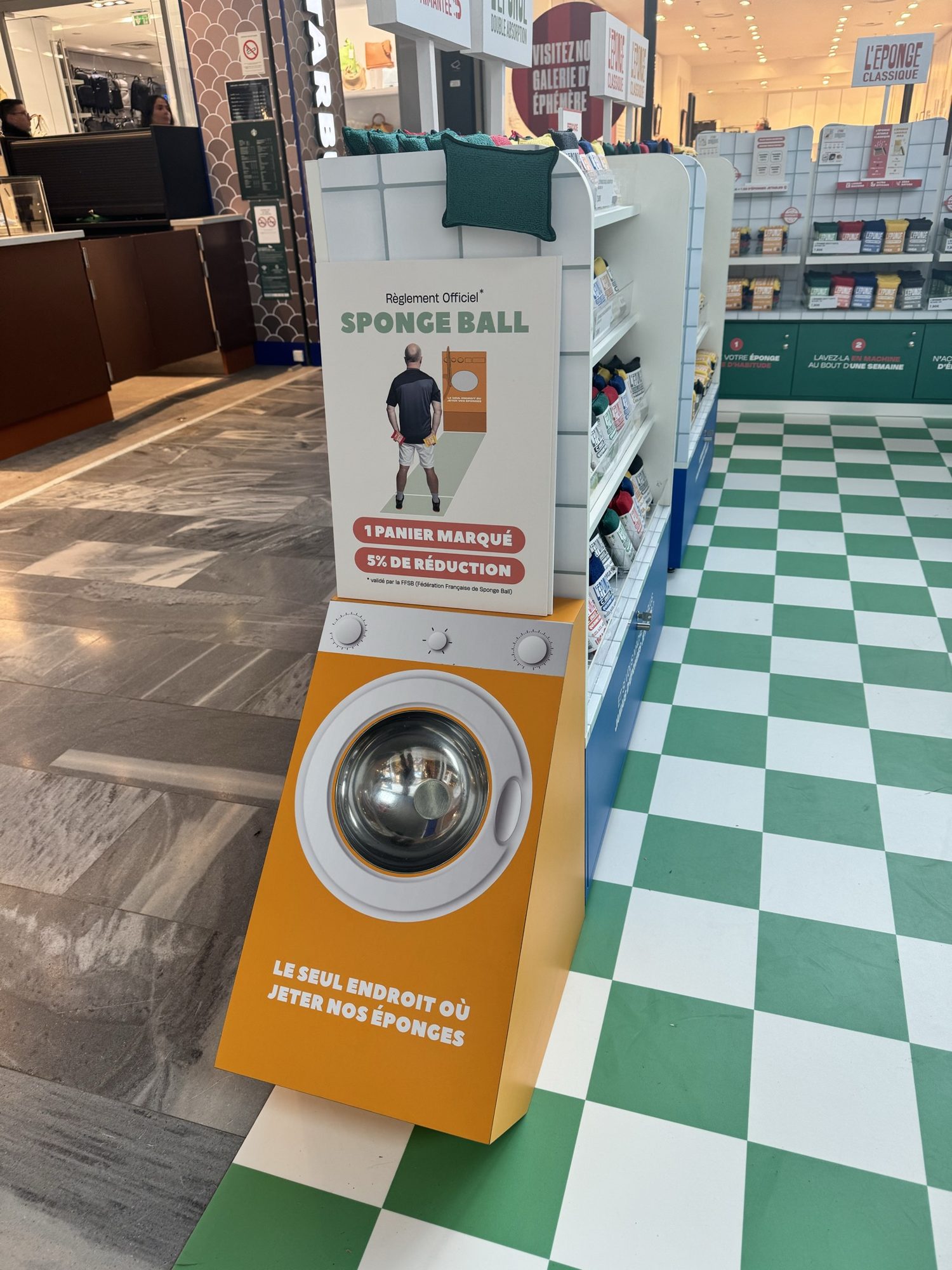 Inga, pop-up store en centre commercial