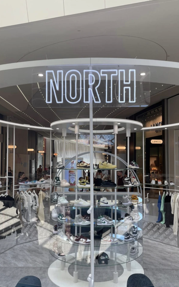 north